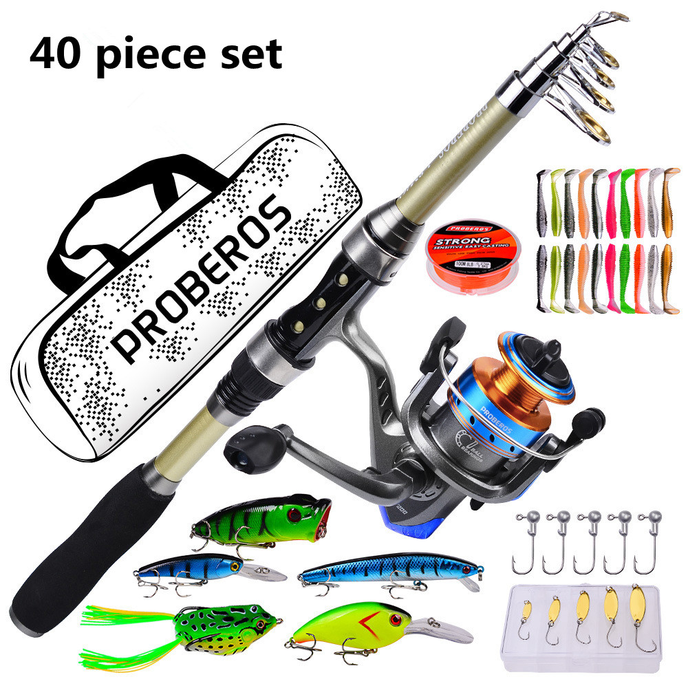 Fly Fishing Set - 40 Parçalı Yeni Deniz Olta Seti,