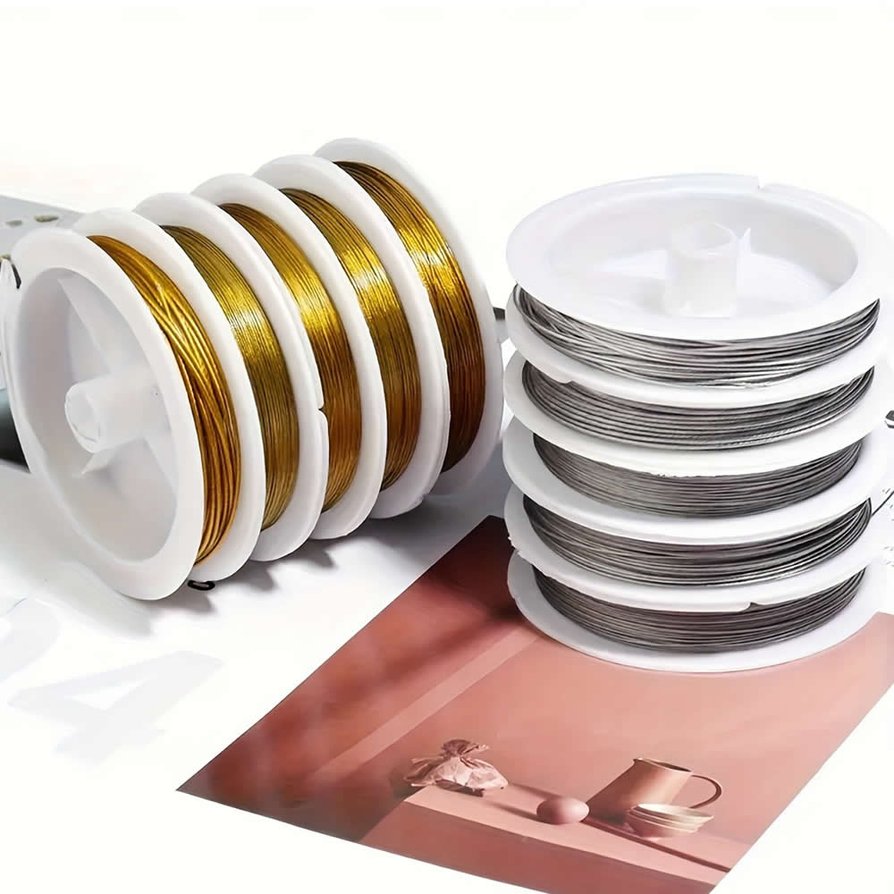 Fishing Line - 0.3-1mm Paslanmaz Çelik Tigertail Boncuk İpi