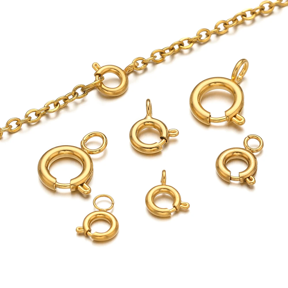 Circle Hook Set - 10 adet Paslanmaz Çelik Yaylı Halka