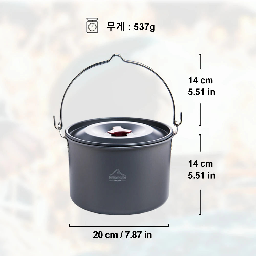 Widesea 4L Kamp Asılı Pot Tenc - Fishing Equipment Kitchener incelemesi ve fiyatı